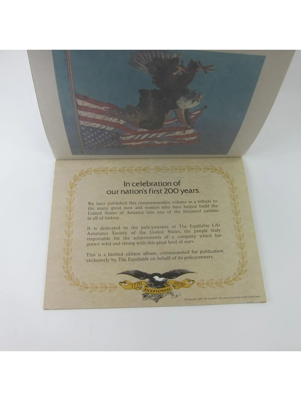 Vintage United States of America 200th Anniversary Calendar & Almanac 1976 RARE